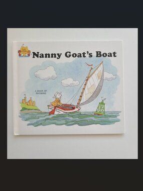 5/$15 Kids Book Moncure Nanny Goat's Boat Rhyming Preschool Early Reading HC